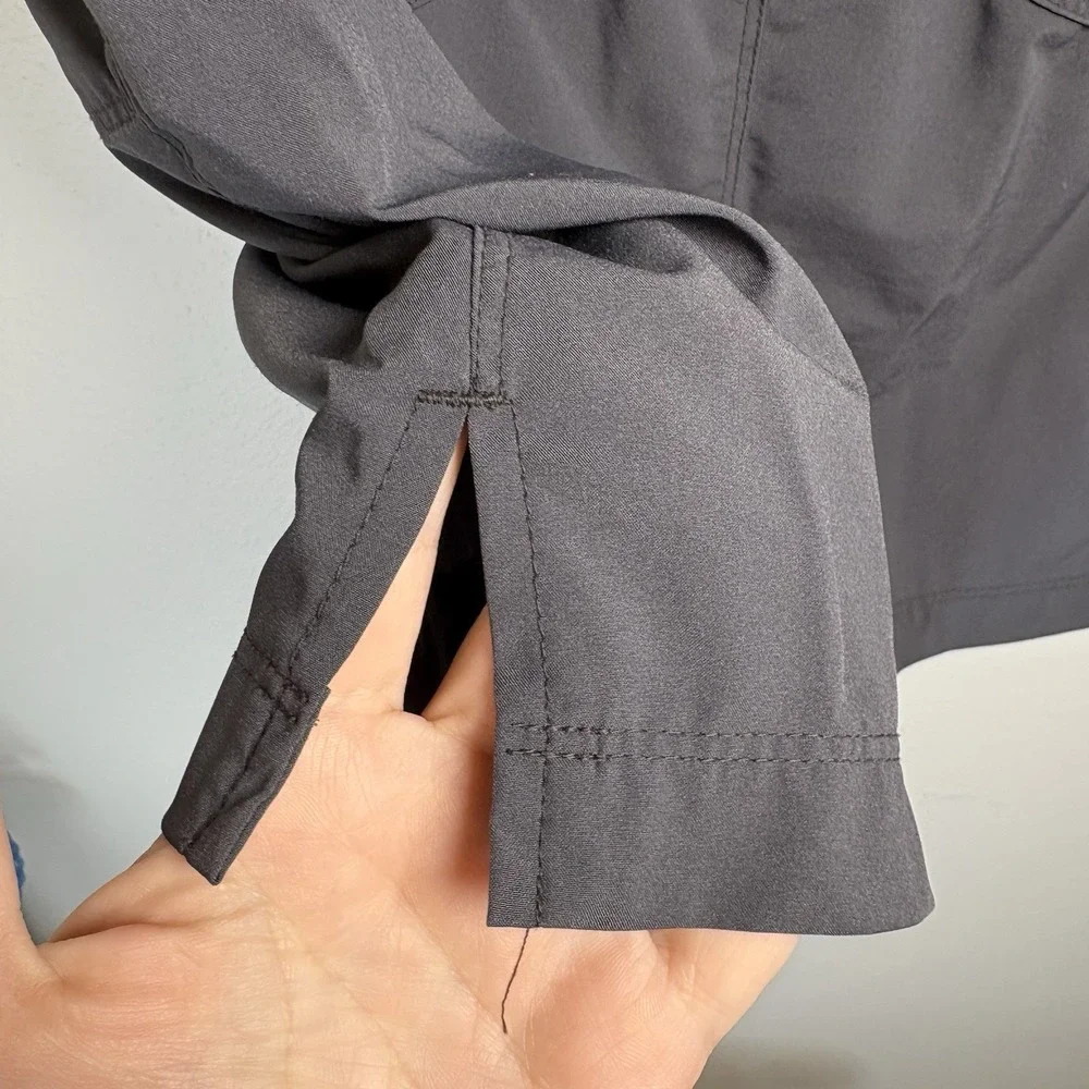 REI Women 6 Grey Skort Gorpcore Hiking Stretch Nylon